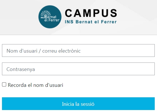 MOODLE BERNAT EL FERRER