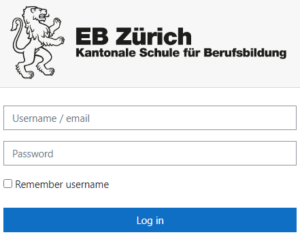 EB ZÜRICH MOODLE