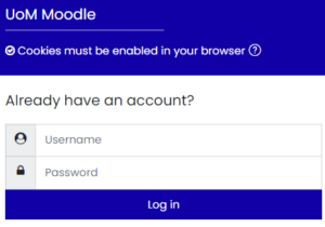 MOODLE UNIVERSITY OF MORATUWA