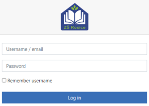 MOODLE ZS ROSICE