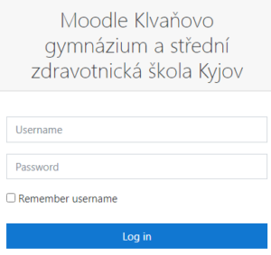 MOODLE GYMKYJOV